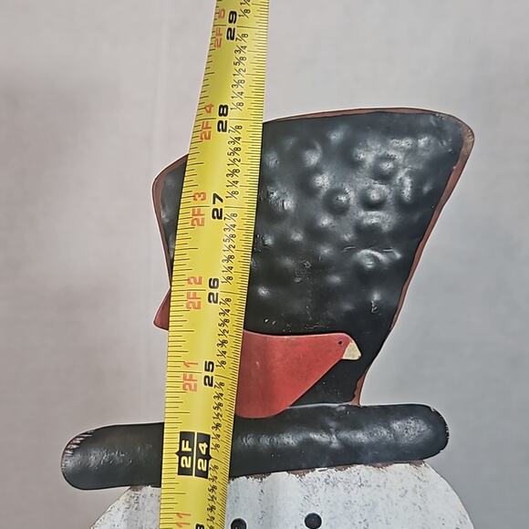 Vintage Metal Snowman Stand Decor - Picture 5 of 7